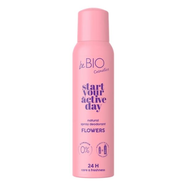 BeBio Ewa Chodakowska Start Your Active Day naturalny dezodorant w sprayu Flowers 125ml