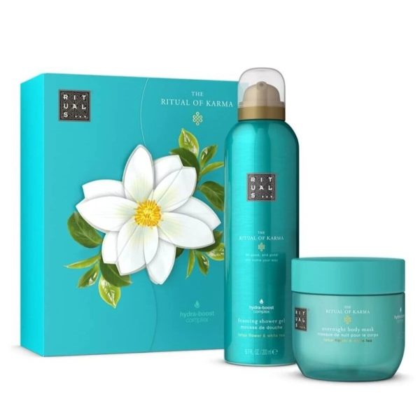 Rituals The Ritual Of Karma zestaw maska do ciała 125ml + pianka pod prysznic w żelu 200ml