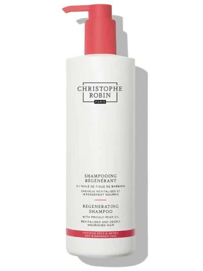 Christophe Robin Regenerating Shampoo With Prickly Pear Oil odżywczy kremowy szampon rewitalizujący zniszczone włosy 500ml