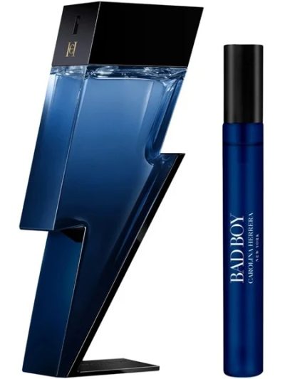 Carolina Herrera Bad Boy Cobalt zestaw woda perfumowana spray 100ml + miniatura wody perfumowanej spray 10ml