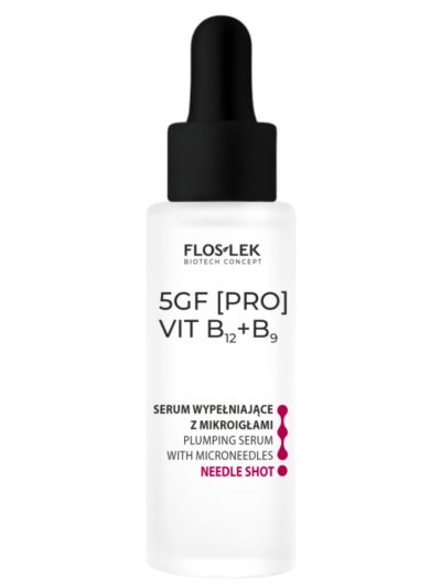 Floslek 5GF &lsqb;PRO&rsqb; VIT B12+B9 serum wypełniające z mikroigłami Needle Shot 30ml