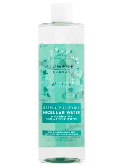 Lumene Puhdas głęboko oczyszczająca woda micelarna 400ml