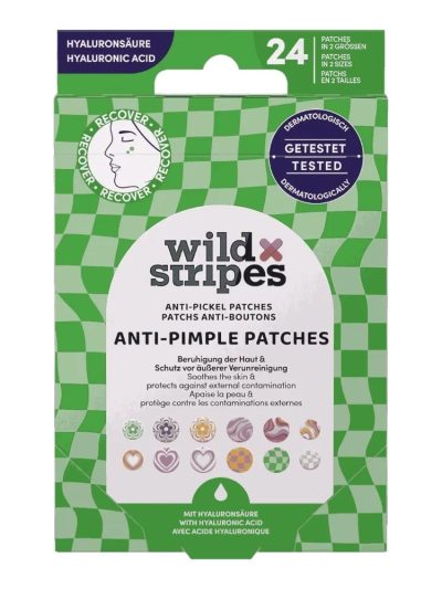Wild Stripes Anti-Pimple Patches plastry na wypryski z kwasem hialuronowym 24szt.