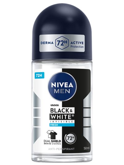 Nivea Black&White Invisible Fresh Man antyperspirant w kulce 50ml