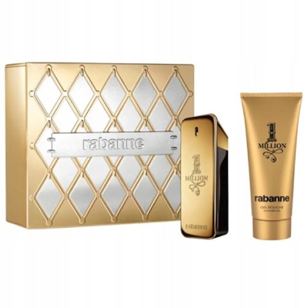 Paco Rabanne 1 Million Men zestaw woda toaletowa spray 100ml + żel pod prysznic 100ml