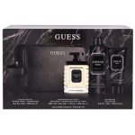 Guess Uomo Gift Set zestaw woda toaletowa spray 100ml + dezodorant spray 226ml + żel pod prysznic 100ml + kosmetyczka