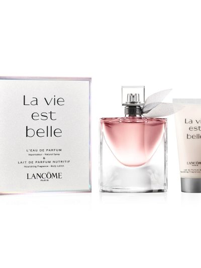 Lancome La Vie Est Belle zestaw woda perfumowana spray 50ml + perfumowany balsam do ciała 50ml