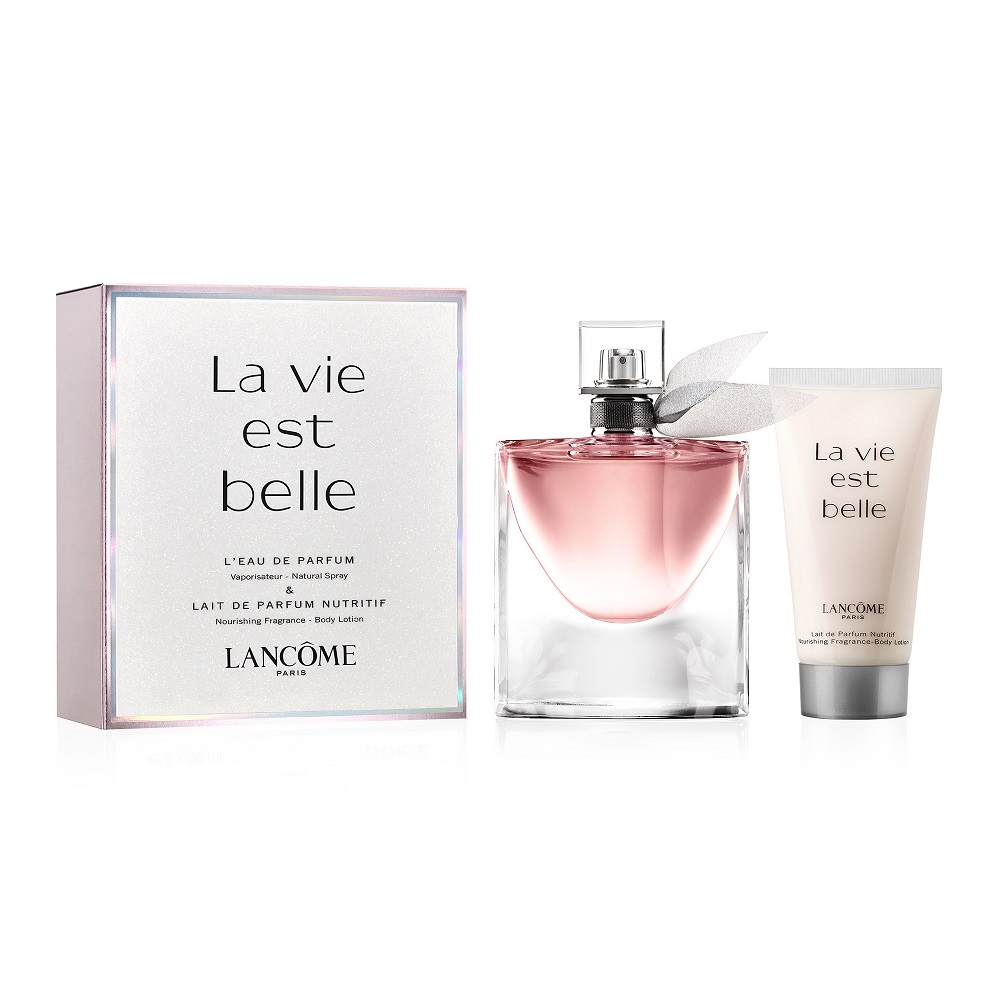 Lancome Lancome La Vie Est Belle zestaw woda perfumowana spray 50ml + perfumowany balsam do ciała 50ml