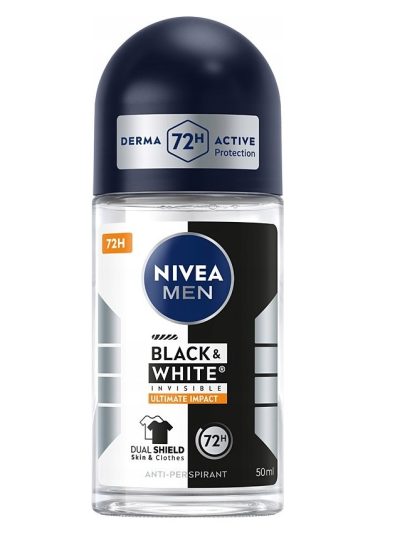 Nivea Men Black & White Invisible Ultimate Impact antyperspirant w kulce 50ml