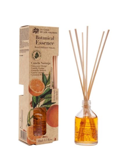 La Casa de los Aromas Botanical Essence patyczki zapachowe Cynamon i Pomarańcza 50ml