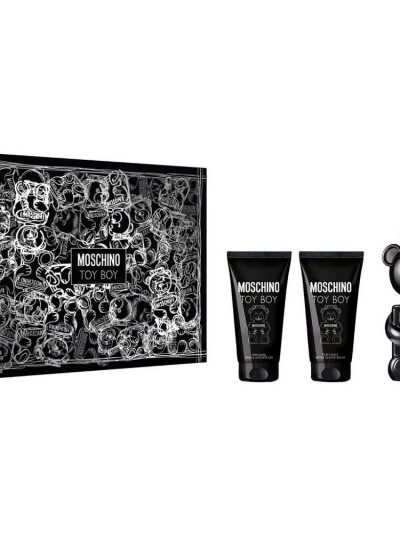 Moschino Toy Boy zestaw woda perfumowana spray 50ml + żel pod prysznic 50ml + balsam po goleniu 50ml