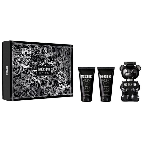 Moschino Toy Boy zestaw woda perfumowana spray 50ml + żel pod prysznic 50ml + balsam po goleniu 50ml