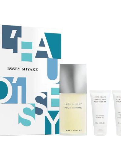 Issey Miyake L'Eau d'Issey Pour Homme zestaw woda toaletowa spray 125ml + żel pod prysznic 50ml + balsam po goleniu 50ml