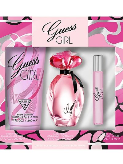 Guess Girl zestaw woda toaletowa spray 100ml + woda toaletowa spray 15ml + balsam do ciała 200ml