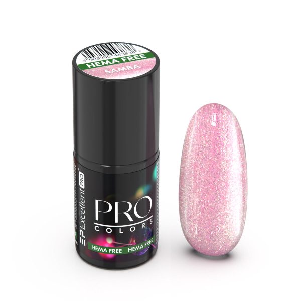 Excellent PRO Pro Colors Hema Free lakier hybrydowy 72 Samba 7g