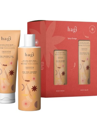 Hagi Spicy Orange zestaw żel do mycia ciała 300ml + balsam do ciała 200ml