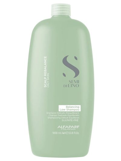 Alfaparf Semi di Lino Rebalance Oily Skin szampon równoważący do skóry głowy z nadmiarem sebum 1000ml