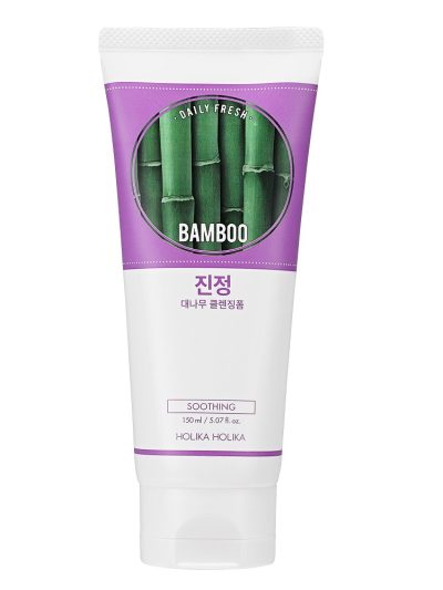 HOLIKA HOLIKA Daily Fresh Bamboo pianka oczyszczająca z ekstraktem z bambusa 150ml