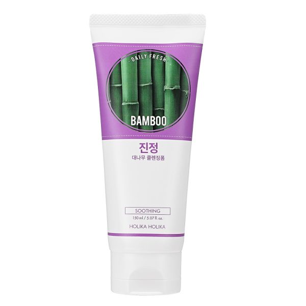 HOLIKA HOLIKA Daily Fresh Bamboo pianka oczyszczająca z ekstraktem z bambusa 150ml