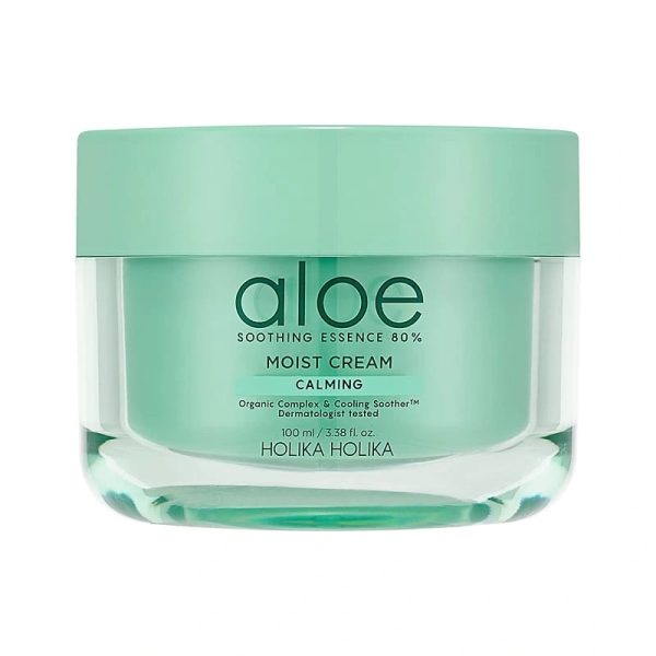 HOLIKA HOLIKA Aloe Soothing Essence 80% Moist Cream lekki krem nawilżający 100ml