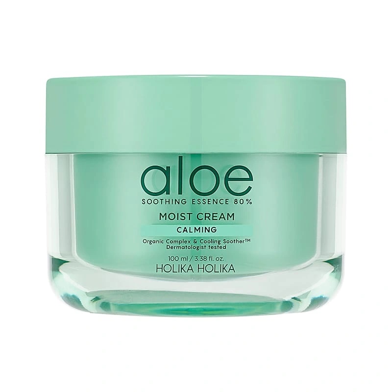 HOLIKA HOLIKA HOLIKA HOLIKA Aloe Soothing Essence 80% Moist Cream lekki krem nawilżający 100ml — Składniki i ocena