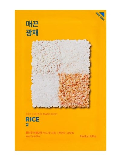 HOLIKA HOLIKA Pure Essence Mask Sheet Rice regenerująca maseczka z ekstraktem z ryżu 20ml