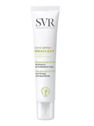 SVR Sebiaclear Creme SPF50+ krem ochronny dla skóry trądzikowej 40ml