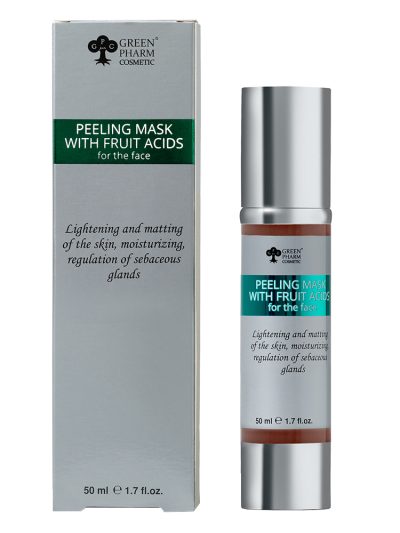 Green Pharm Cosmetic Maseczka peeling do twarzy z kwasami owocowymi 50ml