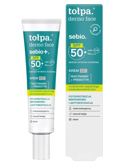 Tołpa Dermo Face Sebio+ krem CC SPF50+ 40ml