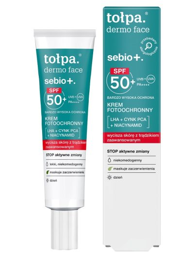 Tołpa Dermo Face Sebio+ krem fotoochronny SPF50+ 40ml