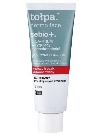 Tołpa Dermo Face Sebio+ korygujący niedoskonałości cica-krem na noc 40ml