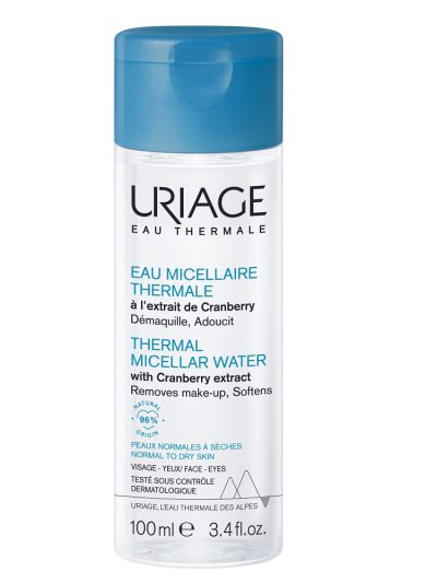 URIAGE Thermal Micellar Water płyn micelarny z ekstraktem z żurawiny do cery normalnej i suchej 100ml