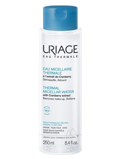 URIAGE Thermal Micellar Water płyn micelarny z ekstraktem z żurawiny do cery normalnej i suchej 250ml