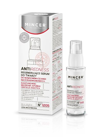 Mincer Pharma Anti-Redness regenerujące serum do twarzy do cery naczynkowej N°1205 30ml