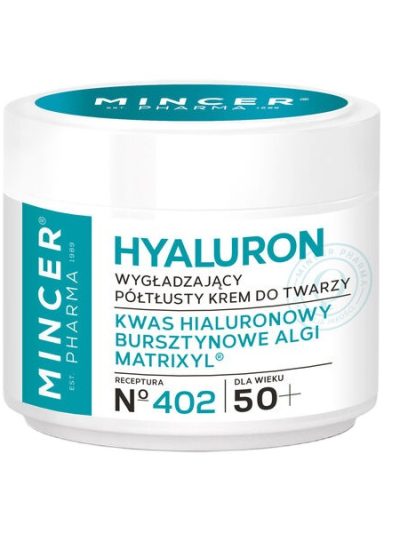 Mincer Pharma Hyaluron wygładzający krem do twarzy No.402 50ml