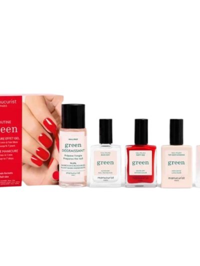 Manucurist Routine Green™ Manicure System zestaw upominkowy do manicure Poppy Red