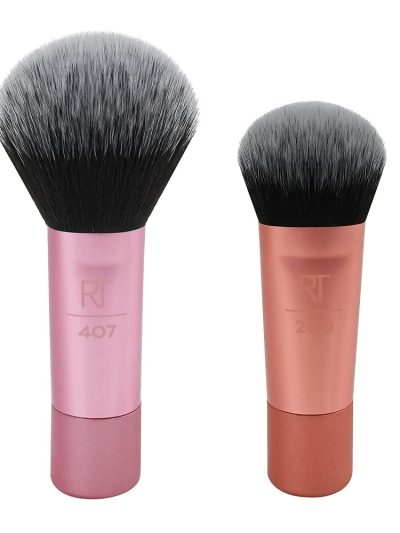Real Techniques Mini Brush Duo zestaw pędzli do makijażu twarzy 2szt