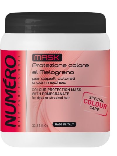 NUMERO Colour Protection Mask With Pomegranate chroniąca kolor maska do włosów z owocem granatu 1000ml