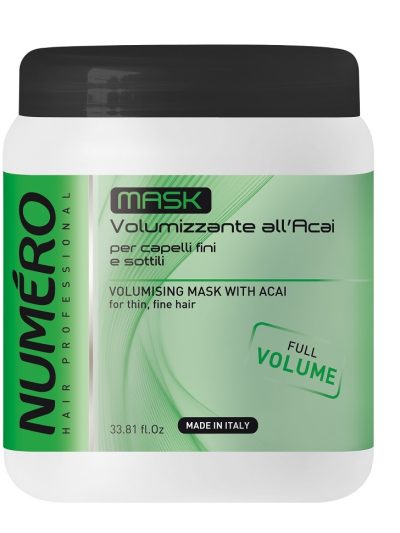 NUMERO Volumising Mask With Acai maska do włosów nadająca objętość z jagodami acai 1000ml