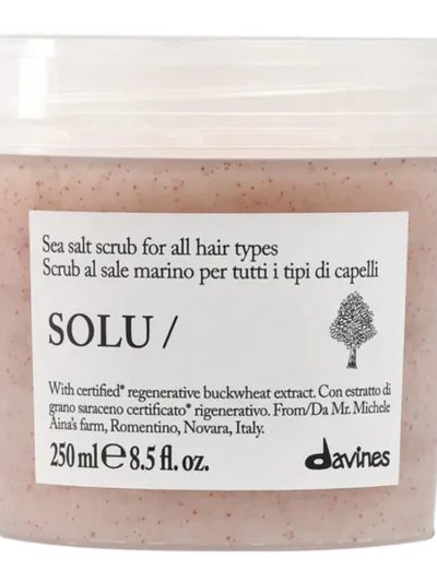 Davines Essential Haircare SOLU Sea Salt Scrub głęboko oczyszczający peeling solny 250ml