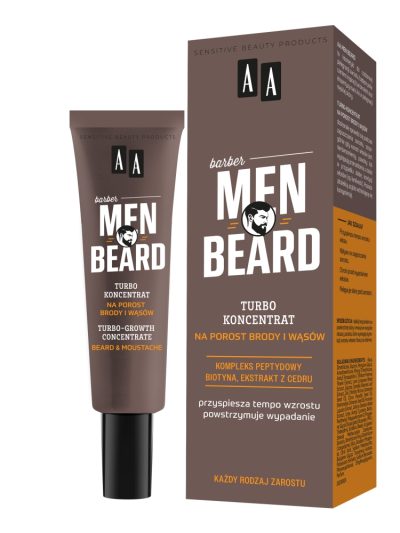 AA Men Beard turbo-koncentrat na porost brody i wąsów 30ml