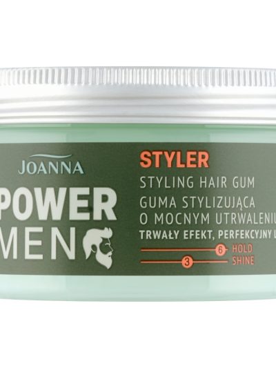 Joanna Power Men Styler guma stylizująca o mocnym utrwaleniu 100g