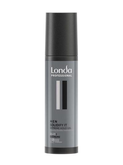 Londa Professional Men Solidify It Extreme Hold Gel ekstremalnie utrwalający żel do włosów dla mężczyzn 100ml