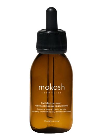 Mokosh Trychologiczne serum - wcierka stymulująca porost włosów Rozmaryn z miętą 90ml