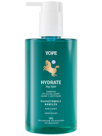 Yope Hydrate My Hair szampon do suchej skóry głowy z peptydami 300ml