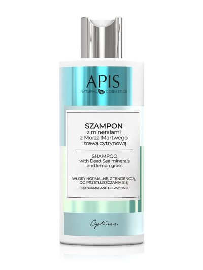 APIS Optima szampon z minerałami z Morza Martwego i trawą cytrynową 300ml