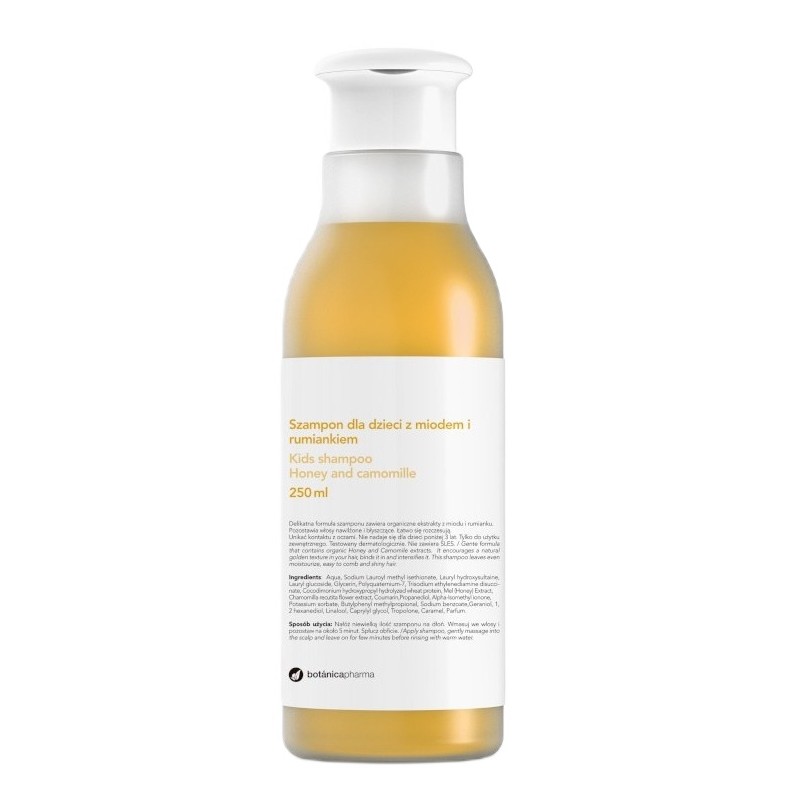 Botanicapharma Botanicapharma Szampon dla dzieci z miodem i rumiankiem 250ml
