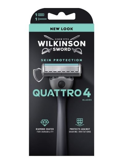 Wilkinson Quattro 4 Skin Protection maszynka do golenia z 4 ostrzami