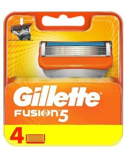 Gillette Fusion5 wymienne ostrza do maszynki do golenia 4szt.