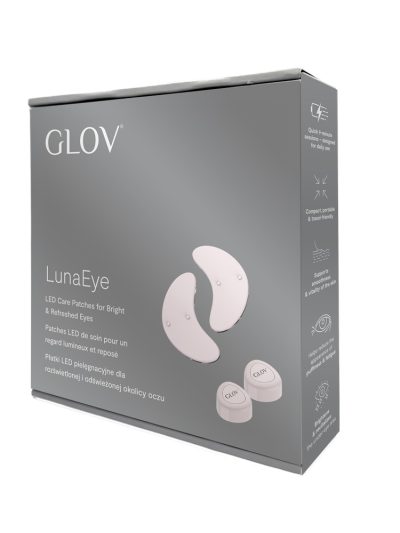 Glov LunaEye płatki LED pielęgnacyjne dla rozświetlonej i odświeżonej okolicy oczu